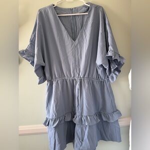 Ruffle Sleeve Romper